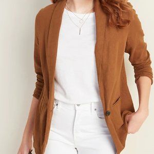 NWT Old Navy Linen Blazer Womens